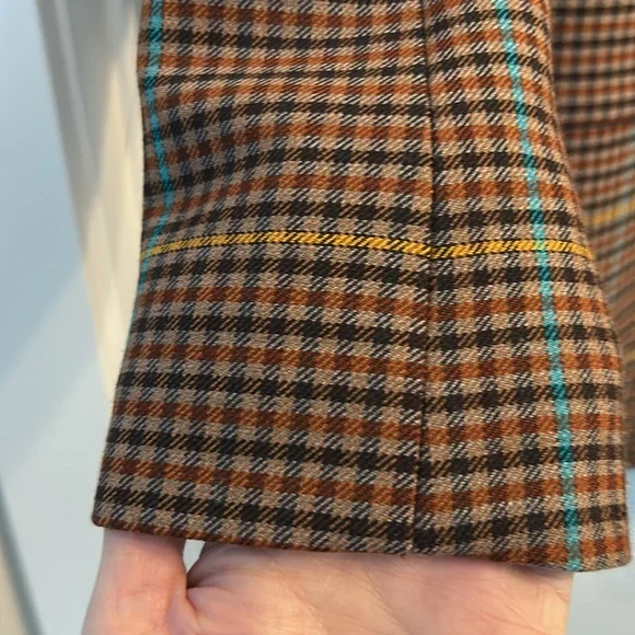 Wilfred Brown and Yellow Tailored Blazer - Picture 5 of 10